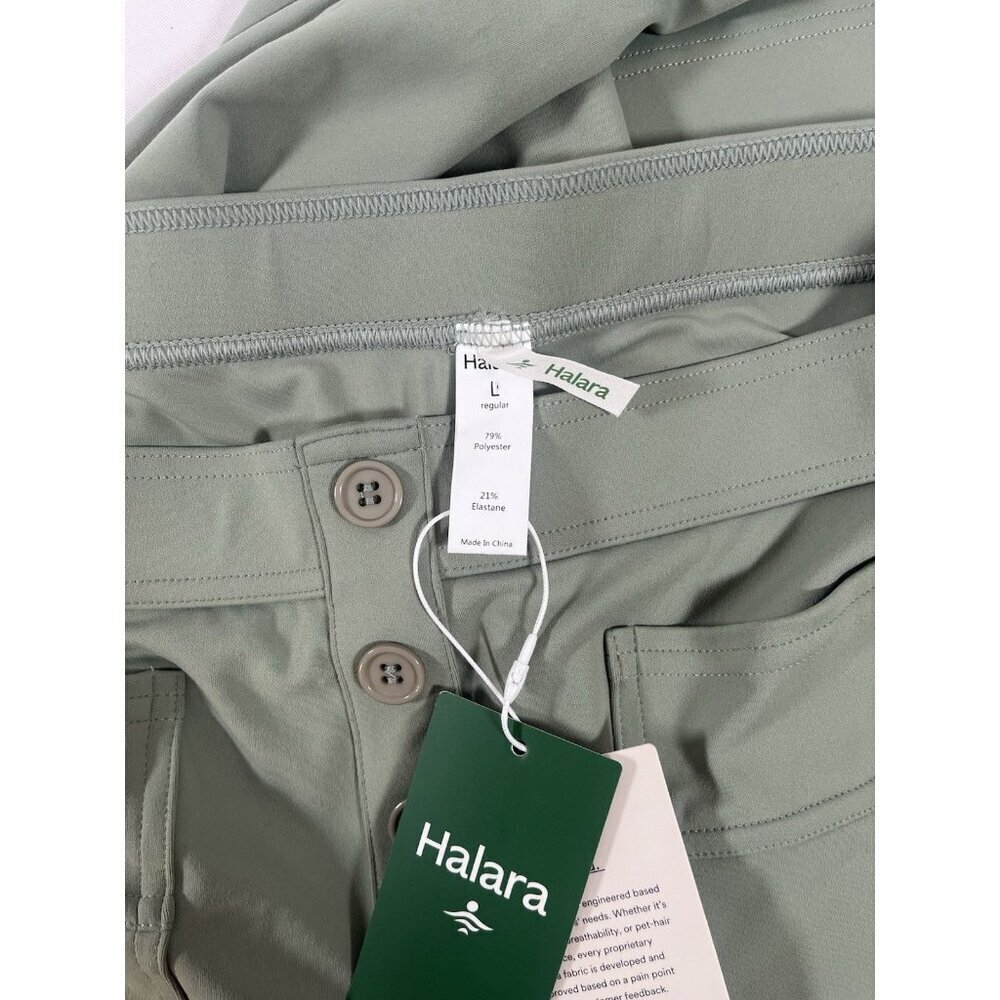 High Waisted Button Multiple Pockets Straight Leg… - image 6